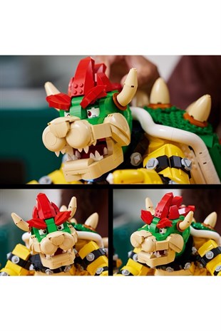 Super Mario Mighty Bowser 71411 - Yetişkin Hayranlar için Koleksiyonluk Yapım Seti (2807 Parça)