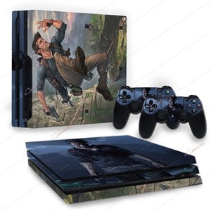 UNCHARTED PS4 PRO STICKER 